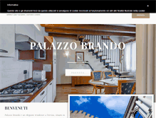 Tablet Screenshot of palazzobrando.it
